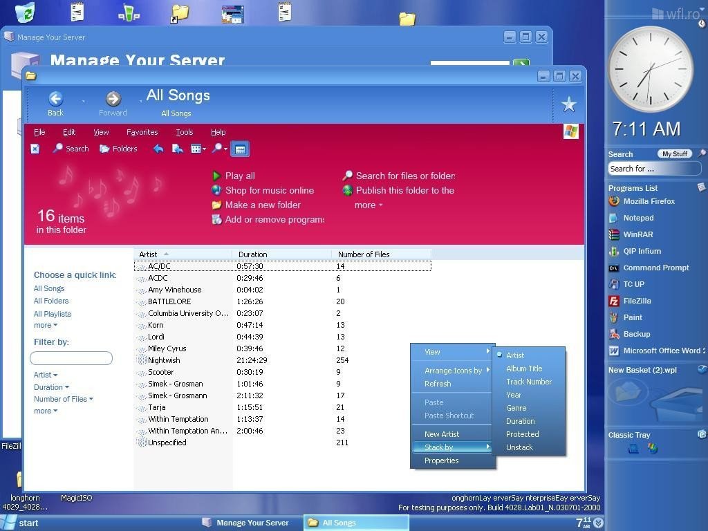 Windows Longhorn XP Professional Build 4028
