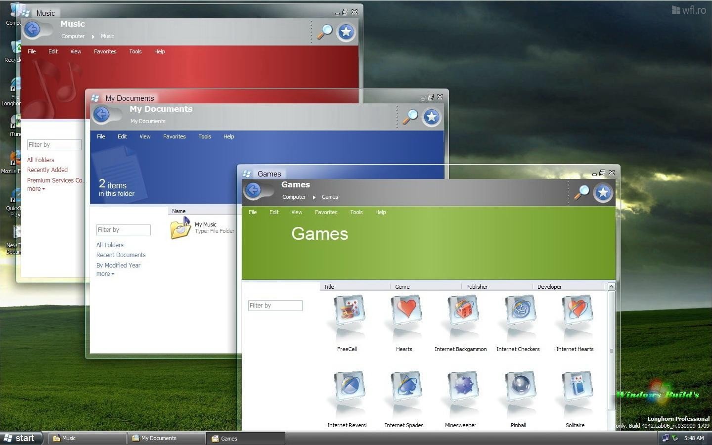 Windows Longhorn XP Professional Build 4039