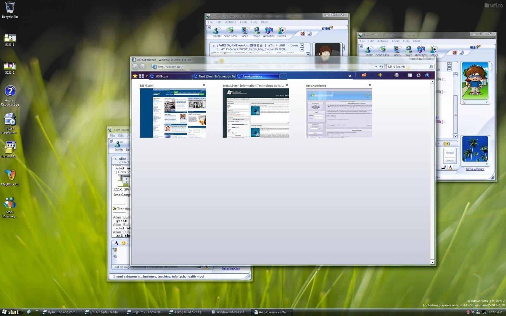 Windows Vista Community Technical Preview 2 Build 5231