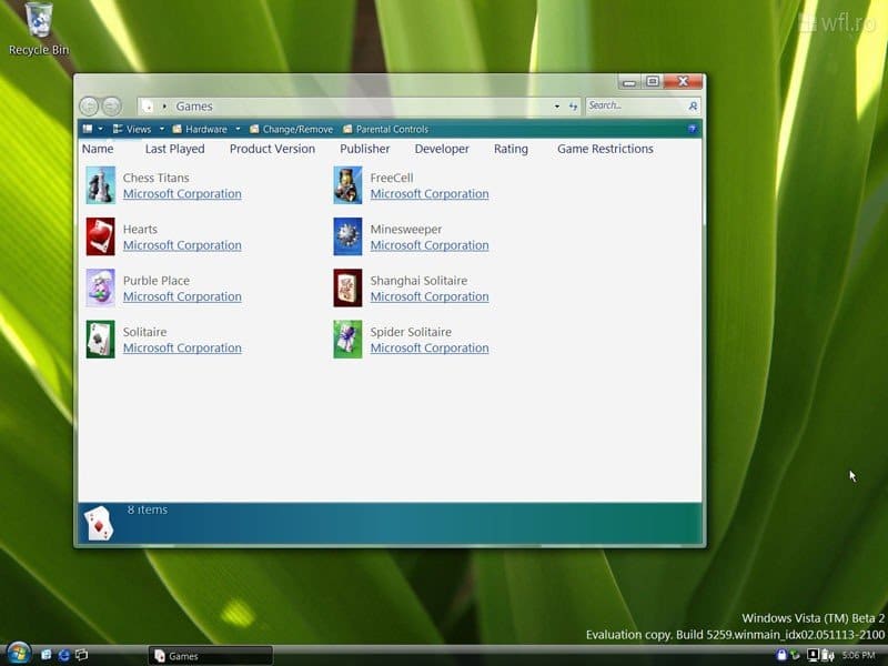 Windows Vista Beta 2 Build 5259