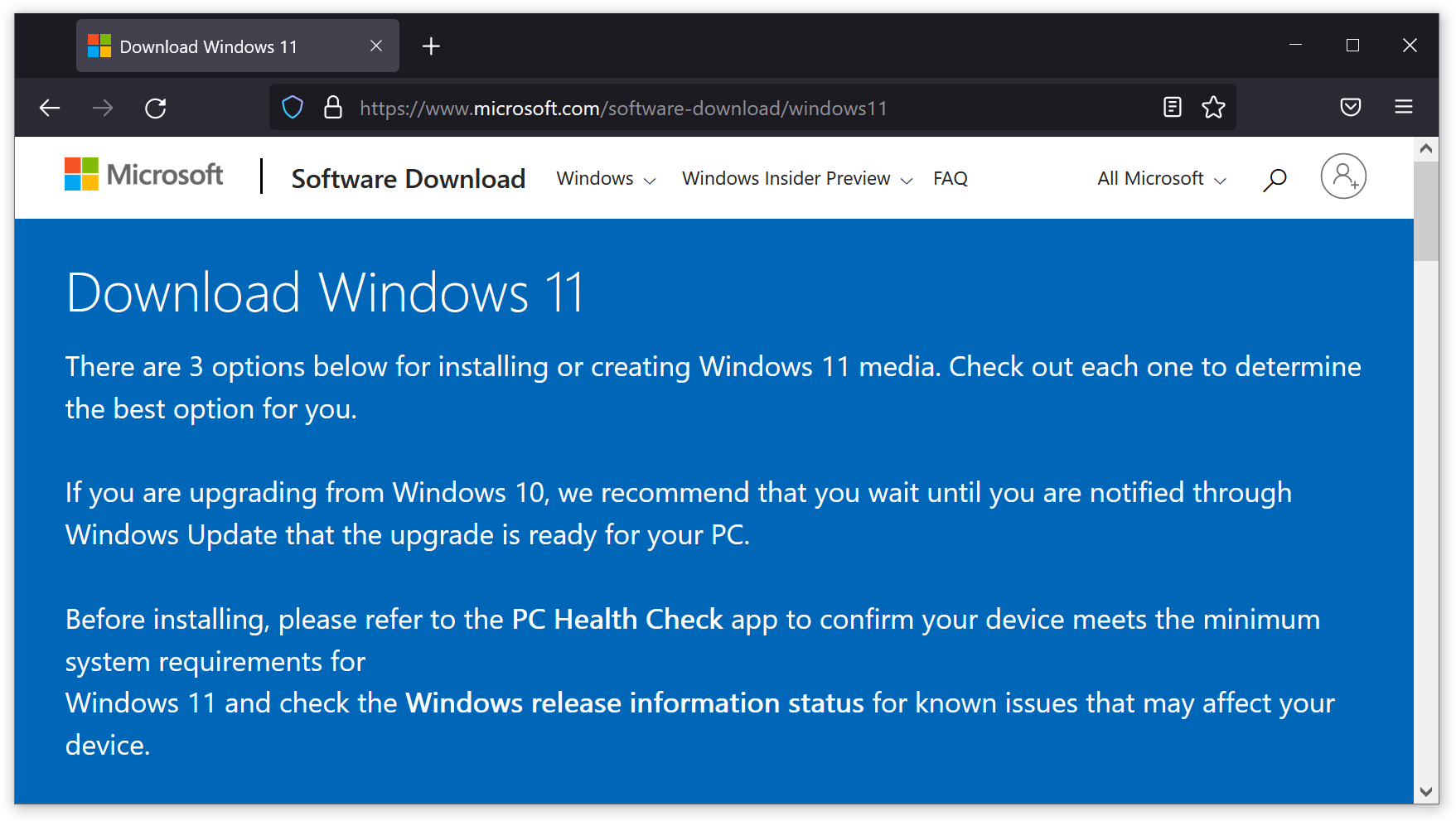 Upgrade de la Windows 10 la Windows 11 - Microsoft site