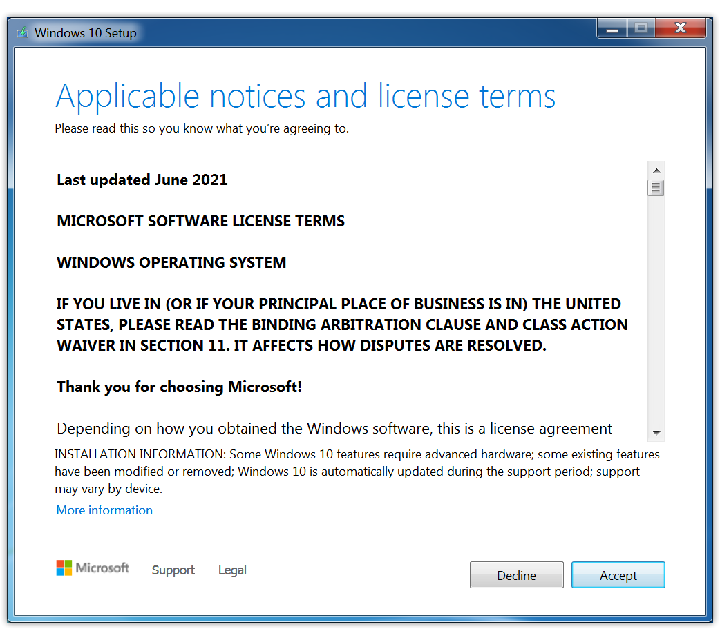 Cum facem upgrade gratuit de la Windows 7 la Windows 10 - Termeni și condiții Windows 10