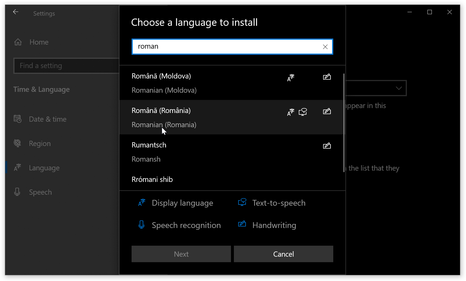 Cum faci interfața Windows 10 în limba română - Limba română